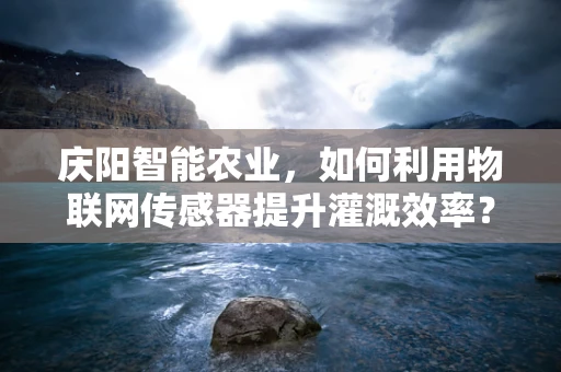 庆阳智能农业，如何利用物联网传感器提升灌溉效率？