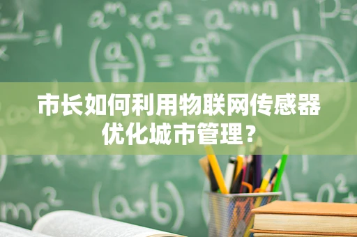 市长如何利用物联网传感器优化城市管理？