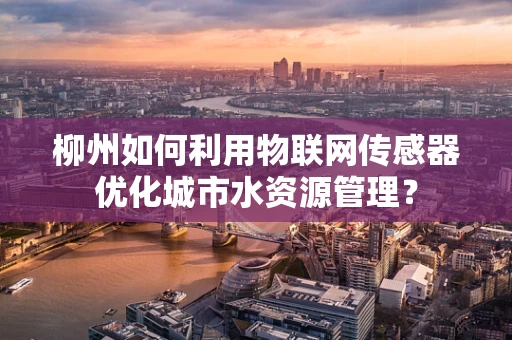 柳州如何利用物联网传感器优化城市水资源管理？