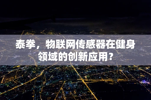 泰拳，物联网传感器在健身领域的创新应用？