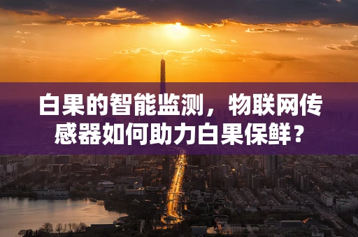 白果的智能监测，物联网传感器如何助力白果保鲜？