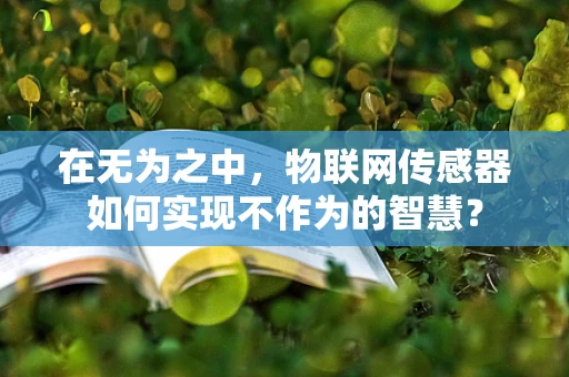 在无为之中，物联网传感器如何实现不作为的智慧？