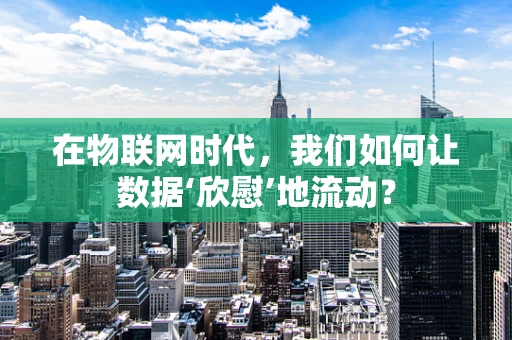 在物联网时代，我们如何让数据‘欣慰’地流动？