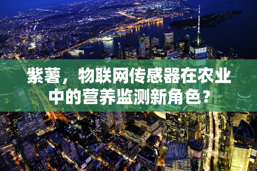 紫薯，物联网传感器在农业中的营养监测新角色？