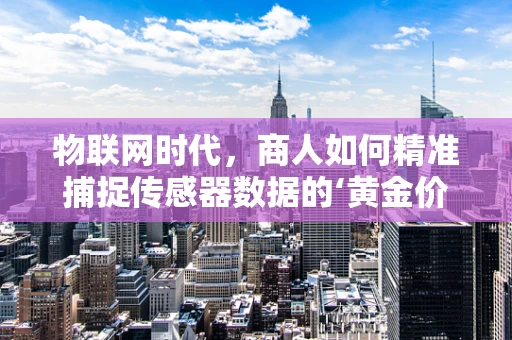物联网时代，商人如何精准捕捉传感器数据的‘黄金价值’？