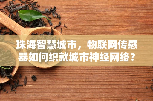 珠海智慧城市，物联网传感器如何织就城市神经网络？