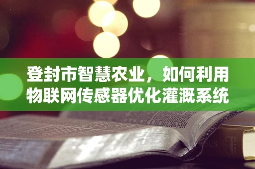登封市智慧农业，如何利用物联网传感器优化灌溉系统？