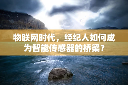 物联网时代，经纪人如何成为智能传感器的桥梁？