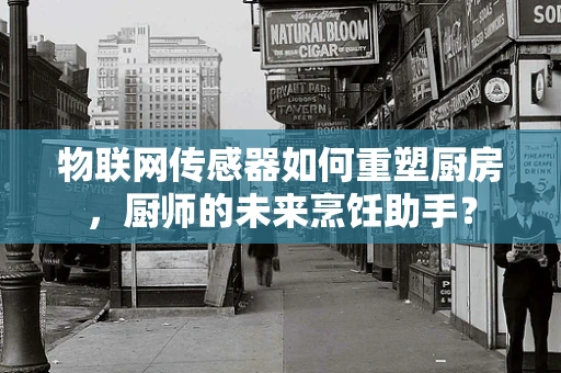 物联网传感器如何重塑厨房，厨师的未来烹饪助手？