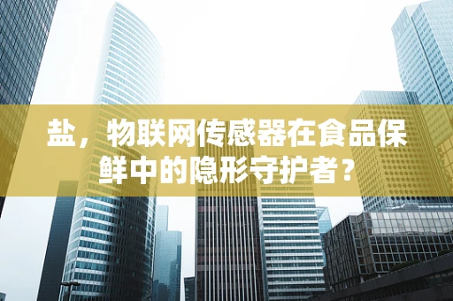 盐，物联网传感器在食品保鲜中的隐形守护者？