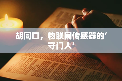 胡同口，物联网传感器的‘守门人’