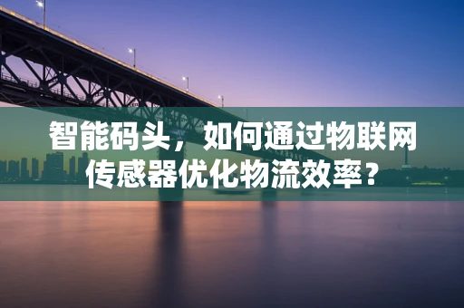 智能码头，如何通过物联网传感器优化物流效率？