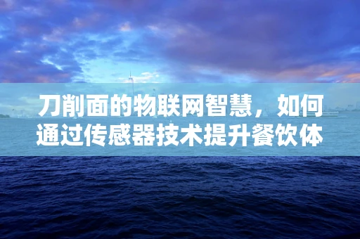 刀削面的物联网智慧，如何通过传感器技术提升餐饮体验？