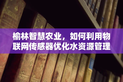 榆林智慧农业，如何利用物联网传感器优化水资源管理？
