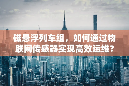 磁悬浮列车组，如何通过物联网传感器实现高效运维？