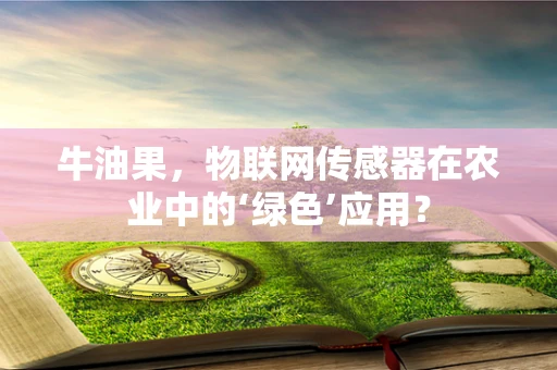 牛油果，物联网传感器在农业中的‘绿色’应用？