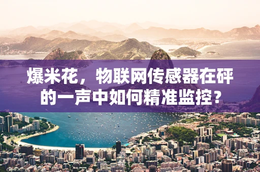 爆米花，物联网传感器在砰的一声中如何精准监控？