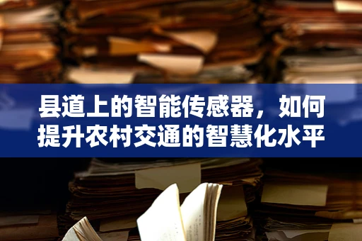 县道上的智能传感器，如何提升农村交通的智慧化水平？