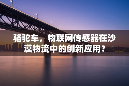 骆驼车，物联网传感器在沙漠物流中的创新应用？