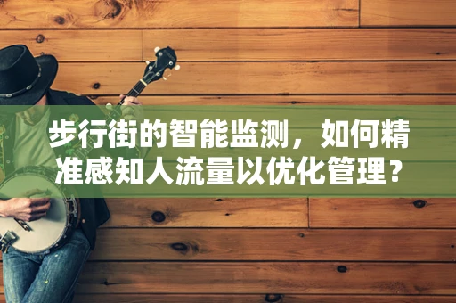步行街的智能监测，如何精准感知人流量以优化管理？