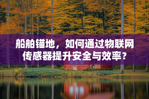 船舶锚地，如何通过物联网传感器提升安全与效率？
