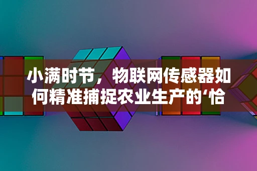 小满时节，物联网传感器如何精准捕捉农业生产的‘恰到好处’？