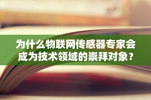 为什么物联网传感器专家会成为技术领域的崇拜对象？