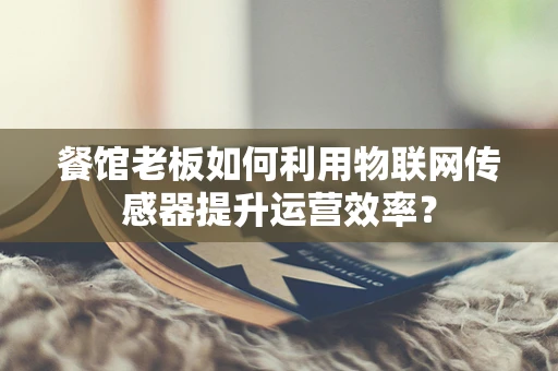 餐馆老板如何利用物联网传感器提升运营效率？