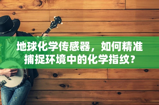 地球化学传感器，如何精准捕捉环境中的化学指纹？