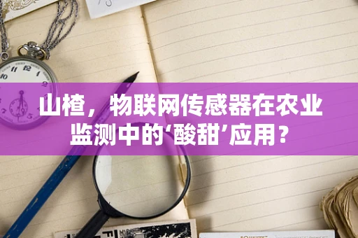 山楂，物联网传感器在农业监测中的‘酸甜’应用？