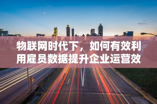 物联网时代下，如何有效利用雇员数据提升企业运营效率？