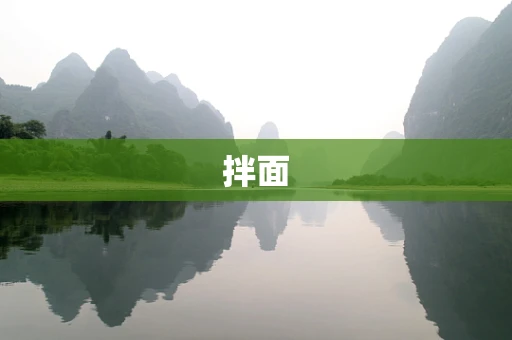 拌面