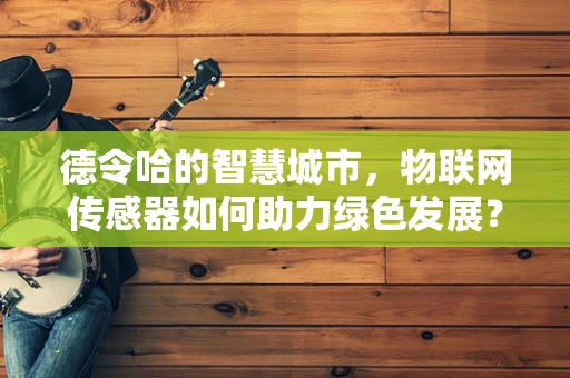 德令哈的智慧城市，物联网传感器如何助力绿色发展？