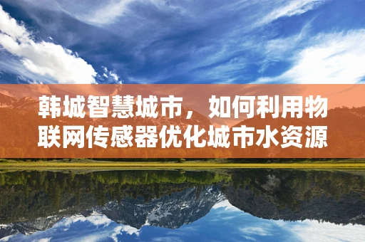 韩城智慧城市，如何利用物联网传感器优化城市水资源管理？