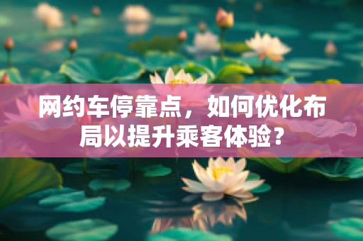 网约车停靠点，如何优化布局以提升乘客体验？