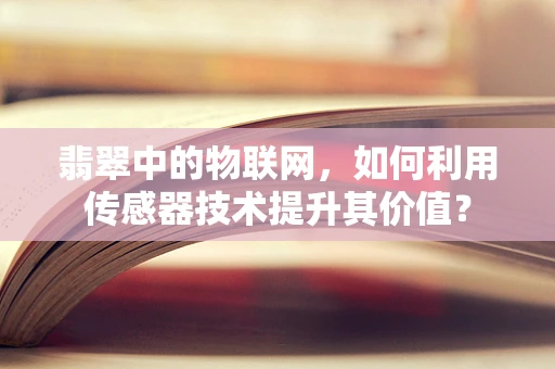 翡翠中的物联网，如何利用传感器技术提升其价值？