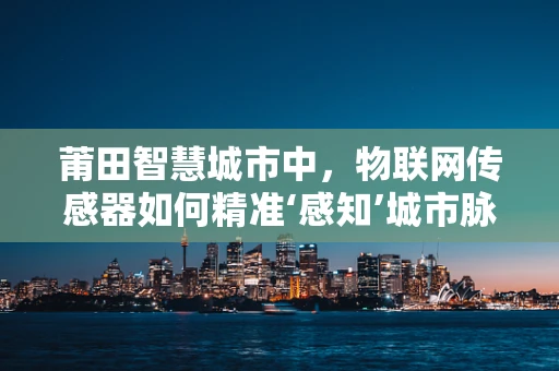 莆田智慧城市中，物联网传感器如何精准‘感知’城市脉动？