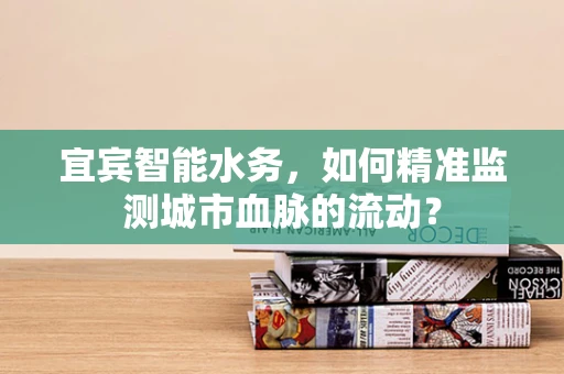 宜宾智能水务，如何精准监测城市血脉的流动？