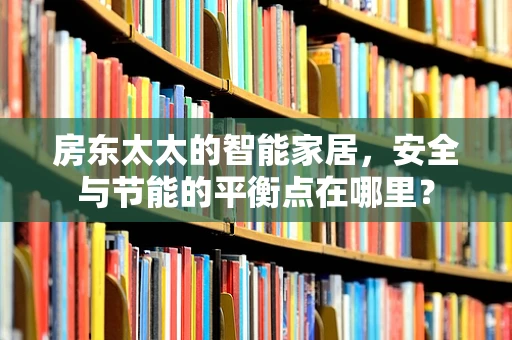 房东太太的智能家居，安全与节能的平衡点在哪里？