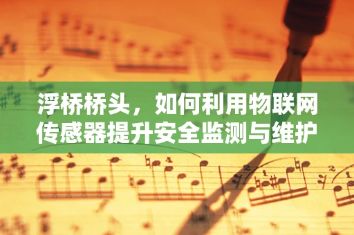 浮桥桥头，如何利用物联网传感器提升安全监测与维护效率？