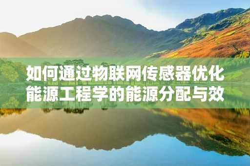 如何通过物联网传感器优化能源工程学的能源分配与效率？