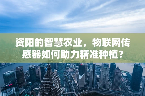 资阳的智慧农业，物联网传感器如何助力精准种植？