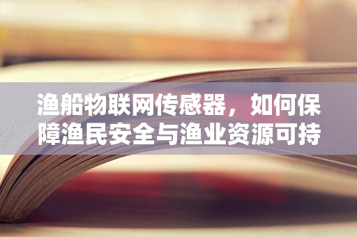 渔船物联网传感器，如何保障渔民安全与渔业资源可持续？