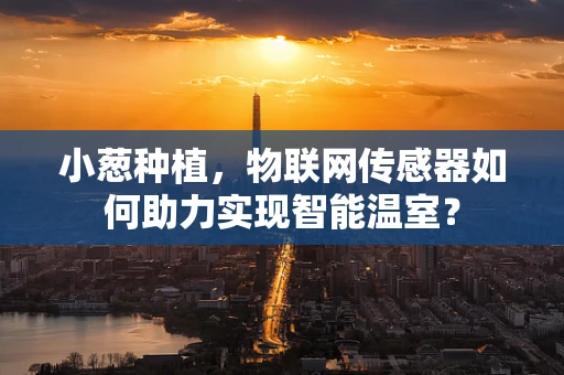 小葱种植，物联网传感器如何助力实现智能温室？