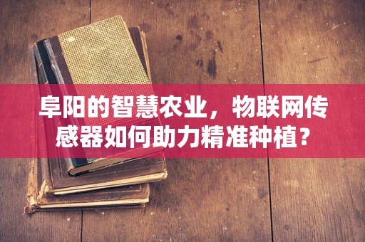 阜阳的智慧农业，物联网传感器如何助力精准种植？