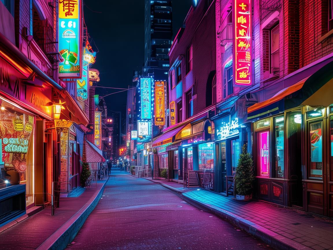 酒吧街霓虹灯，智能照明如何提升夜间经济活力？
