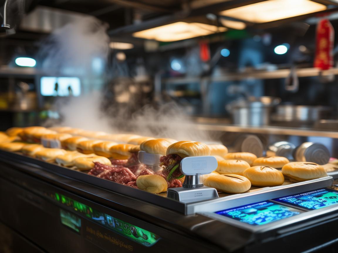 物联网传感器在肉夹馍制作过程中的创新应用，如何精准监控食材新鲜度？